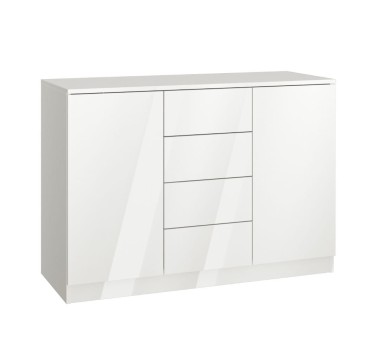 Komoda 120 biały połysk -Sleep Varia