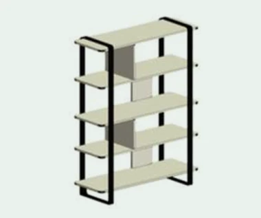 Regał Italo z półkami